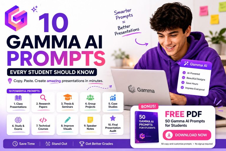 10 Gamma AI Prompts Every Student Should Know (2026)