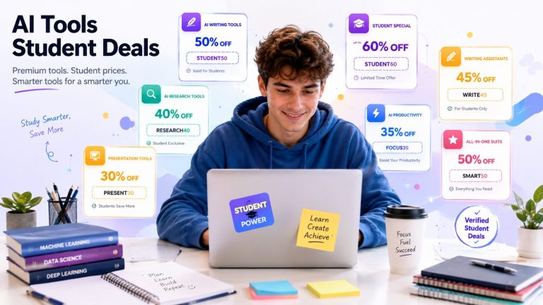 Best AI student discounts and promo codes for 2026.