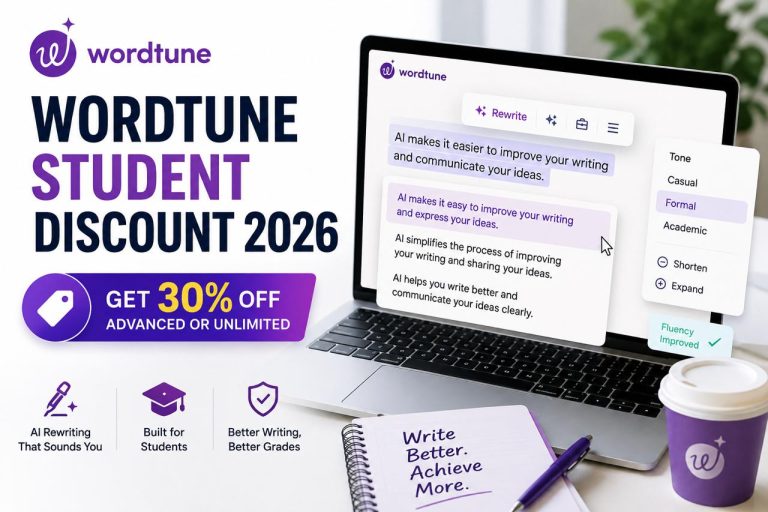 Wordtune Student Discount 2026: Get 30% Off Advanced or Unlimited