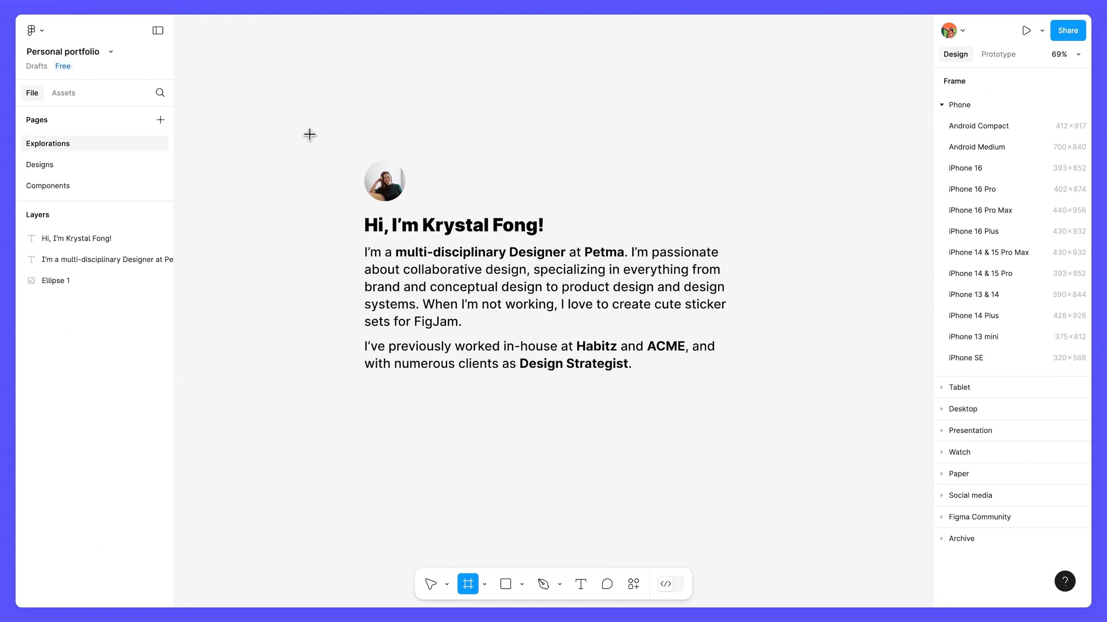 Figma editing workflow demonstration