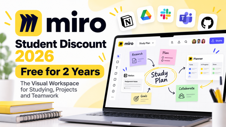 Miro student discount 2026 with Education plan free for 2 years